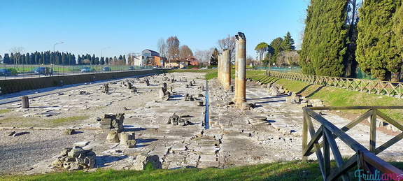 Aquileia city founded by the Romans in 181 BC.