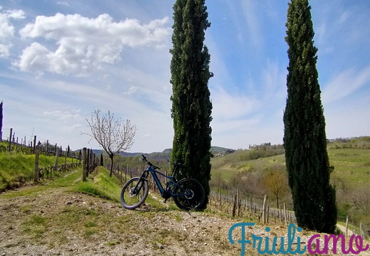 View of the Collio during a ride