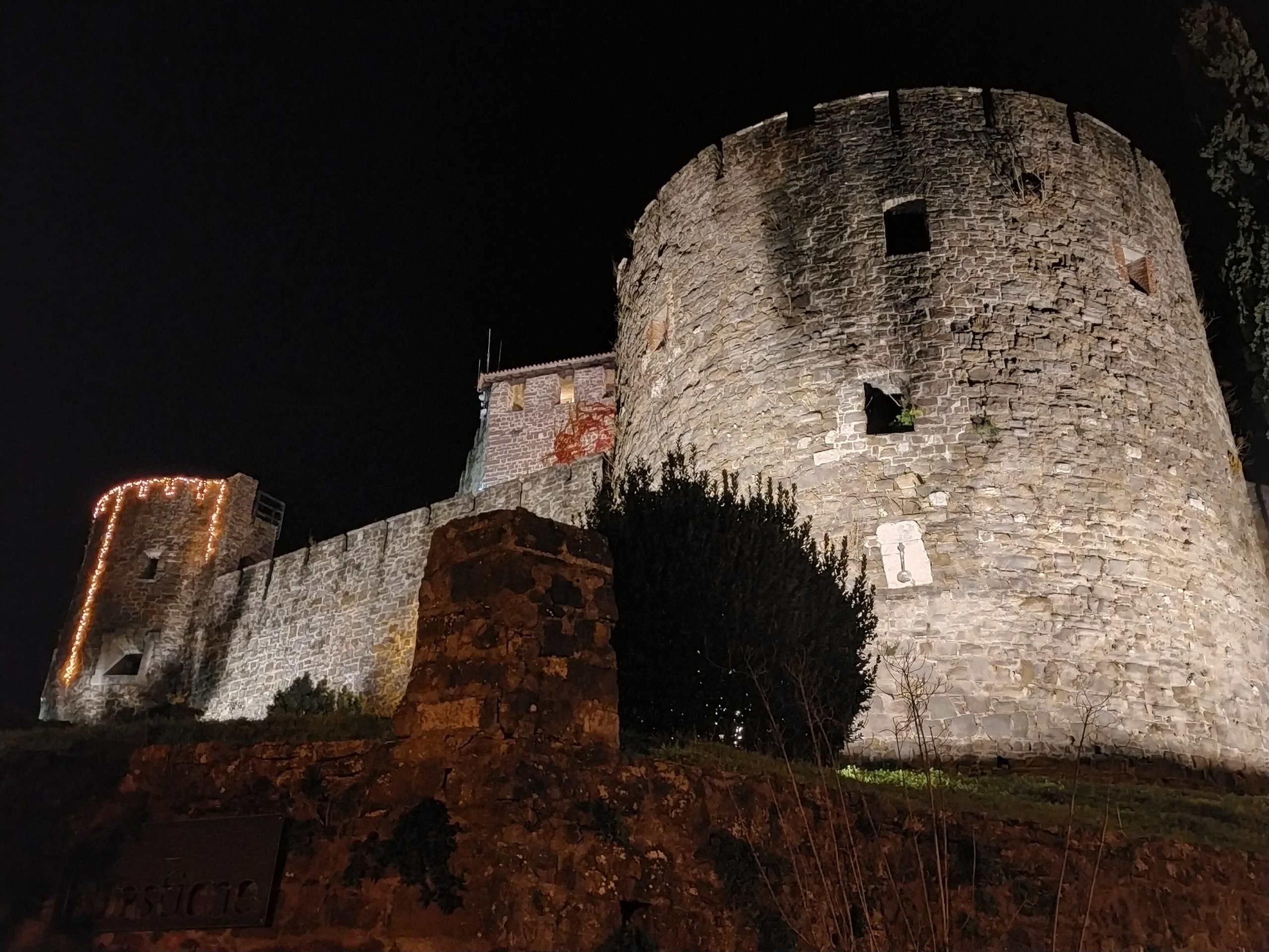 Full moon on Gorizia
